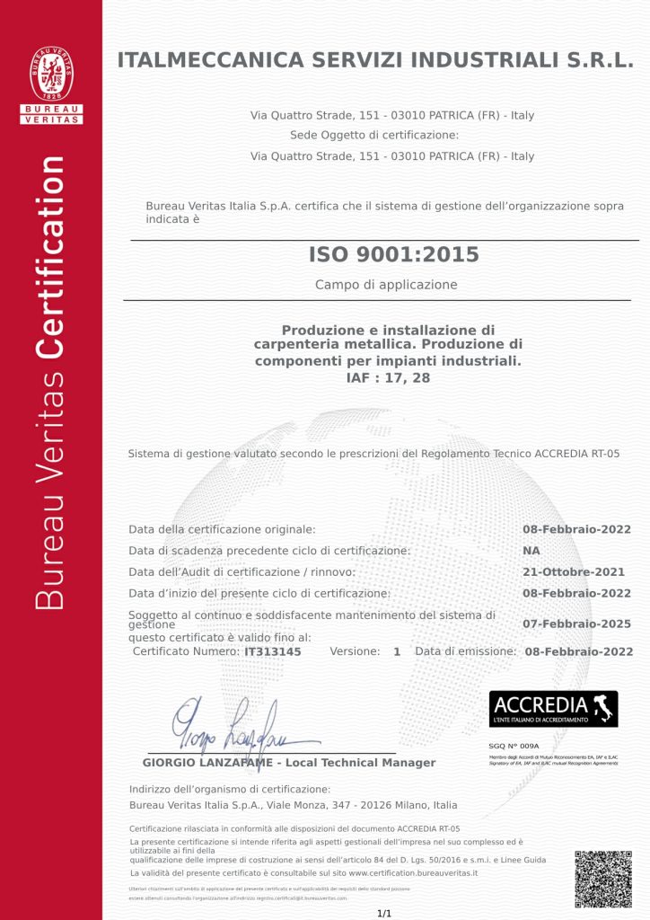 certificazioni